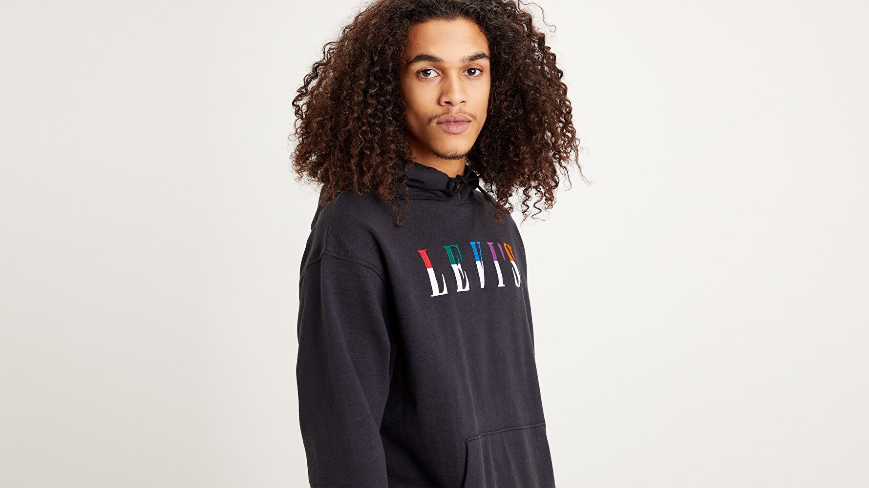 T2 Relaxd Graphic Hoodie Ssnl Serif Siyah Erkek Kapüşonlu Sweatshirt
