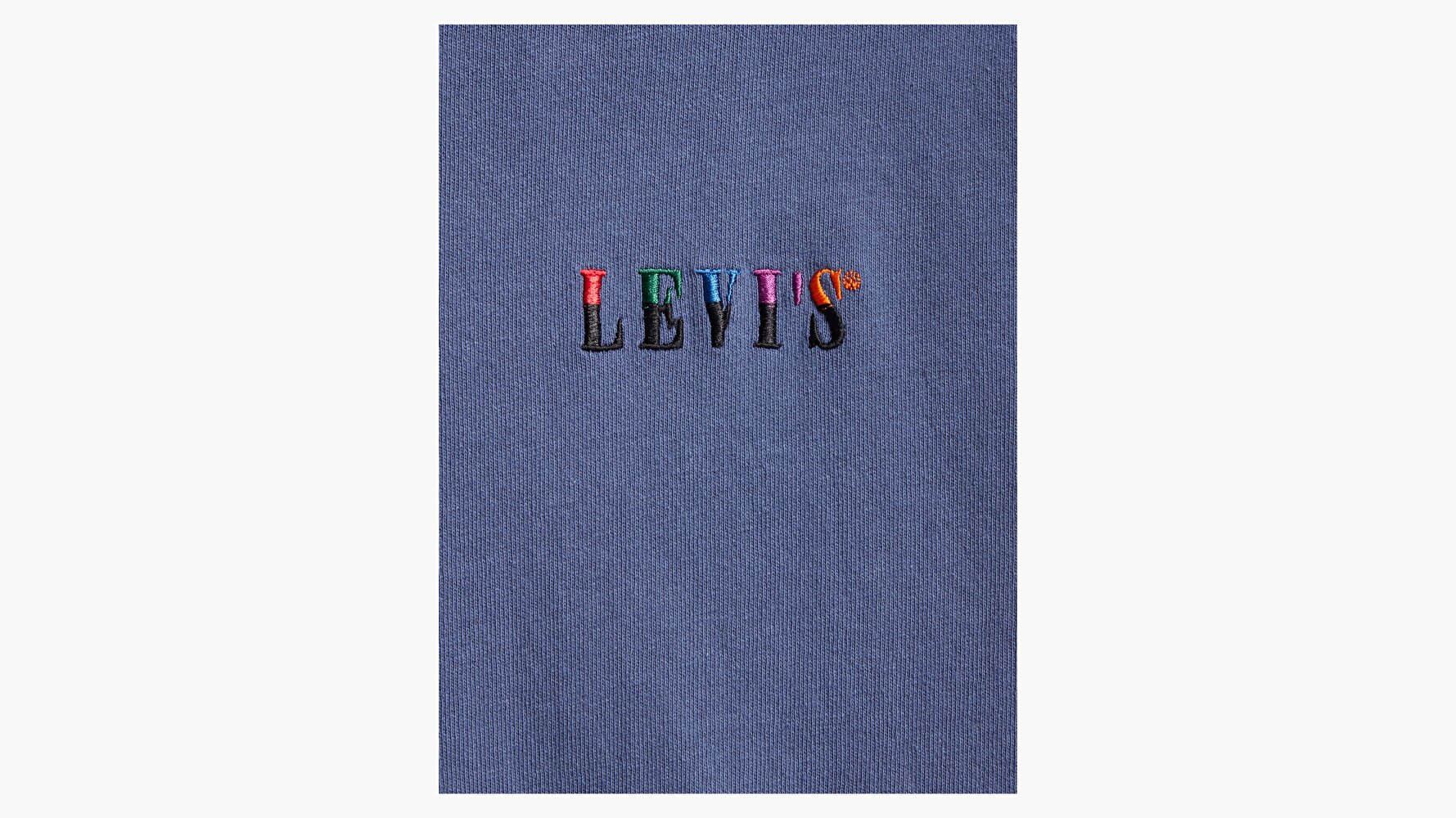 Ss Graphic Mockneck Tee Ssnl Serif Mavi Erkek Tişört