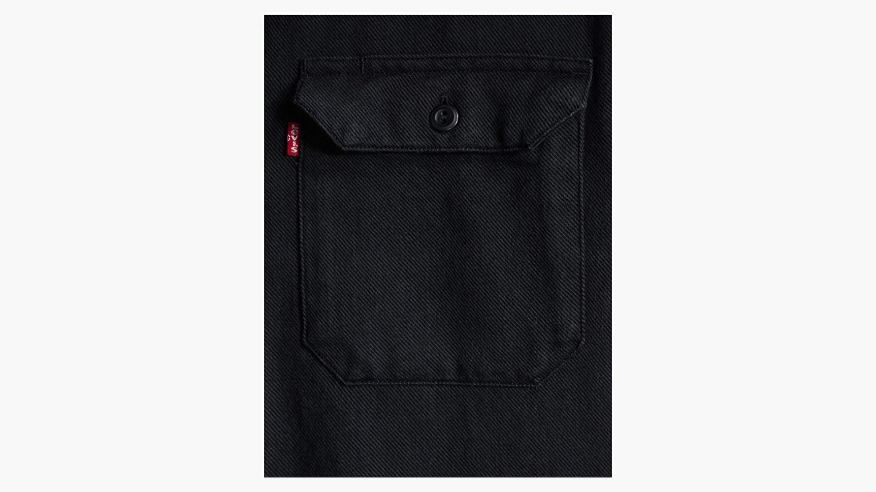 Jackson Worker Denim Siyah Erkek Gömlek