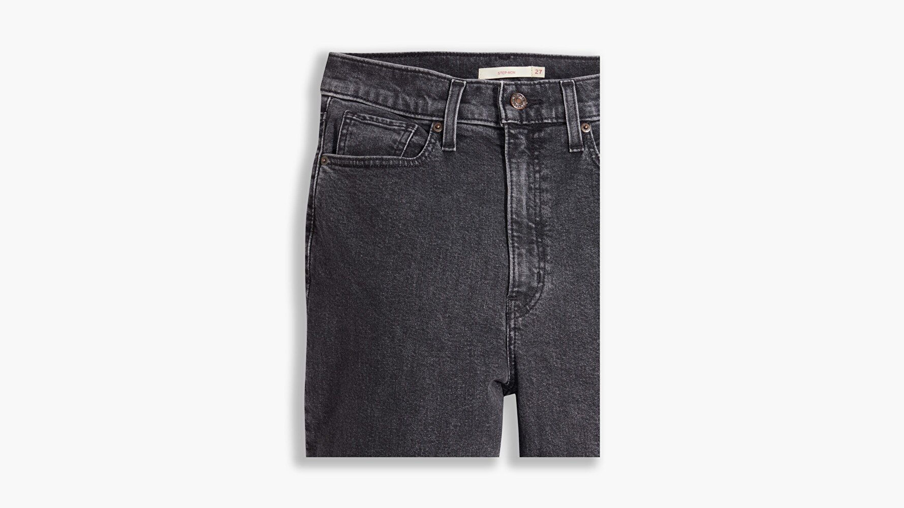 Yüksek Bel Tapered Fit Kadın Jean Pantolon-Bomb Dot Com