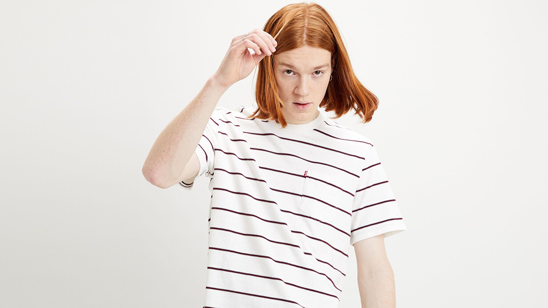 Ss Sunset Pocket Tee '20 Saturday Stripe Çok renkli Erkek Tişört