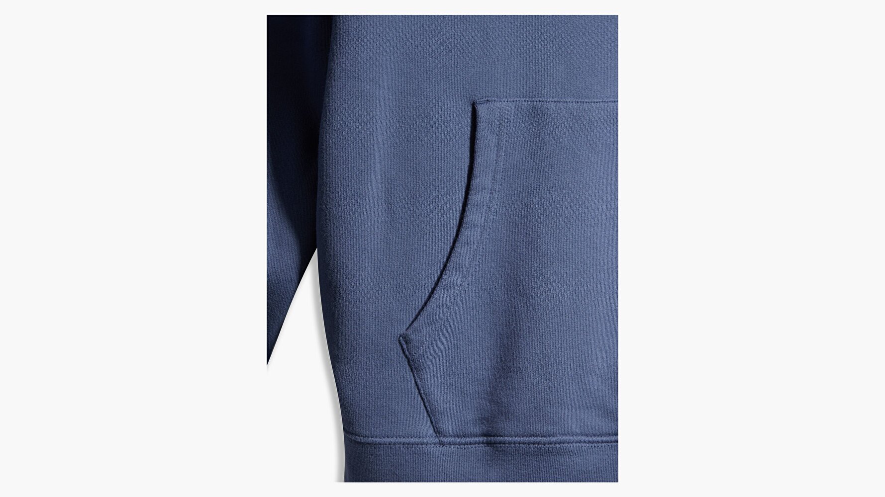New Original Hoodie Mavi Erkek Kapüşonlu Sweatshirt