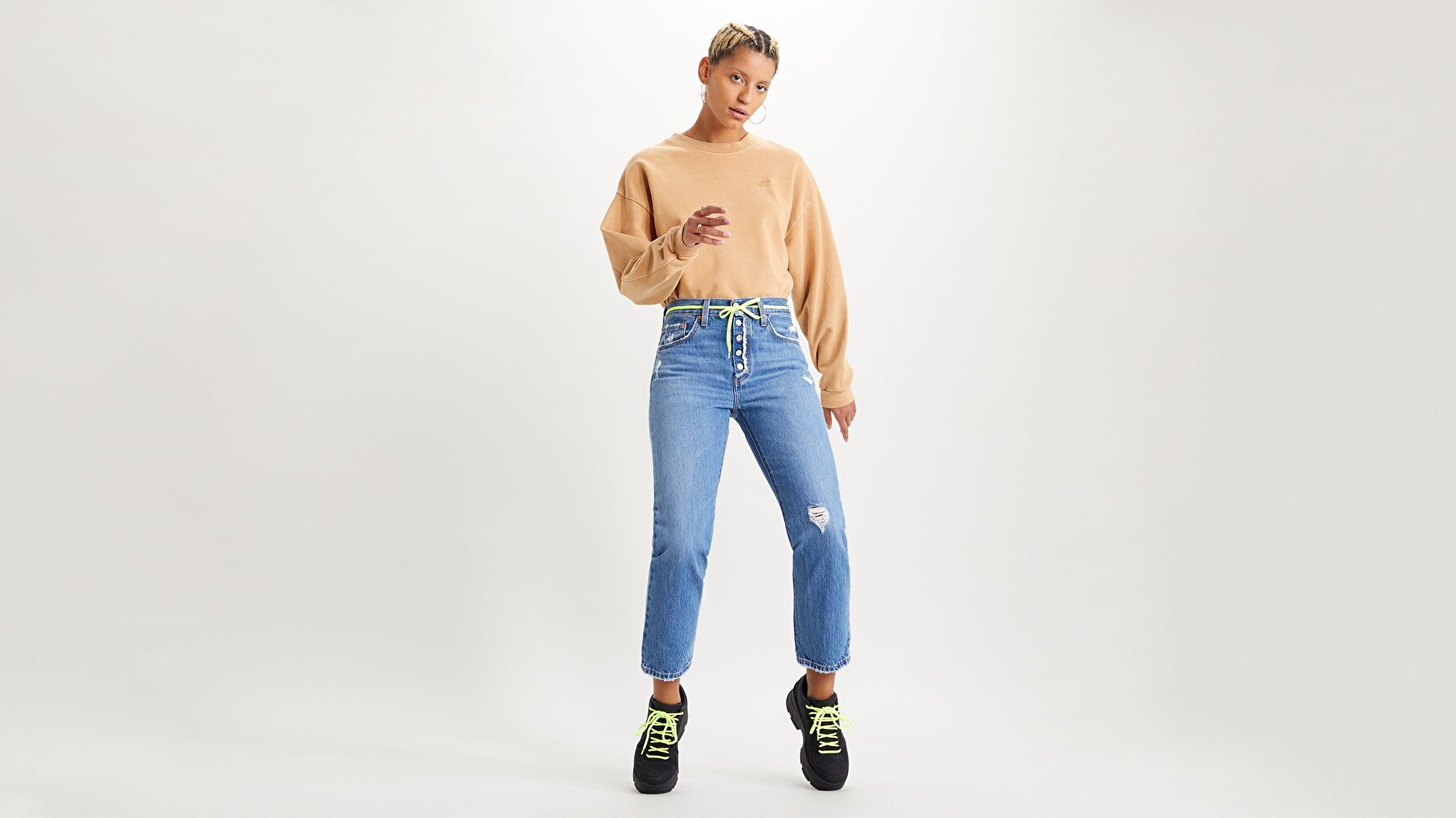 501® Kadın Crop Jean Pantolon-Athens Adventure