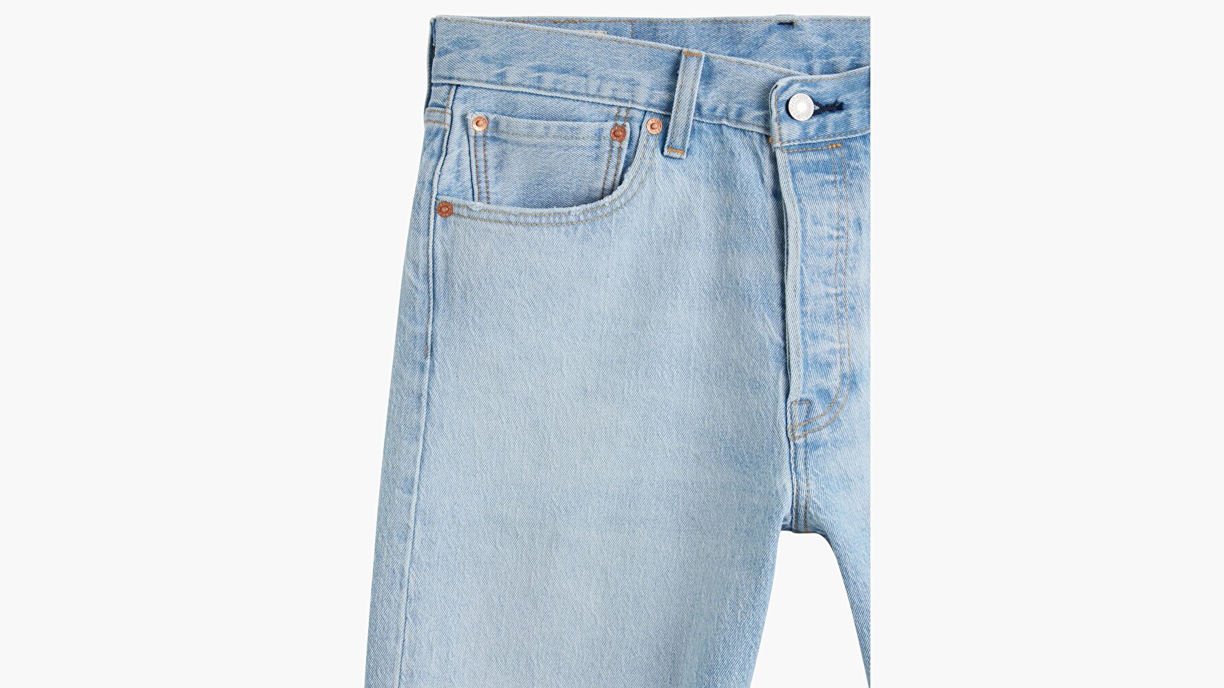 501® Original Hemmed Şort - Light Indigo