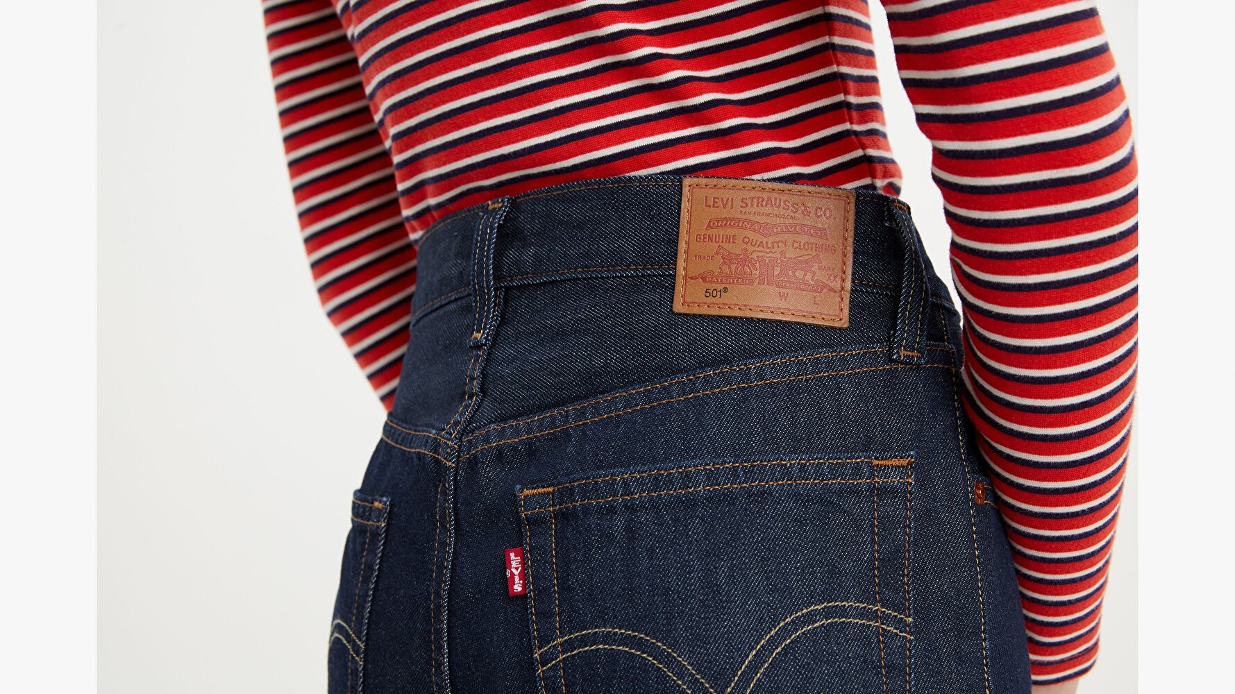 501® Levi's® Original Jean Across A Plain - Dark Indigo