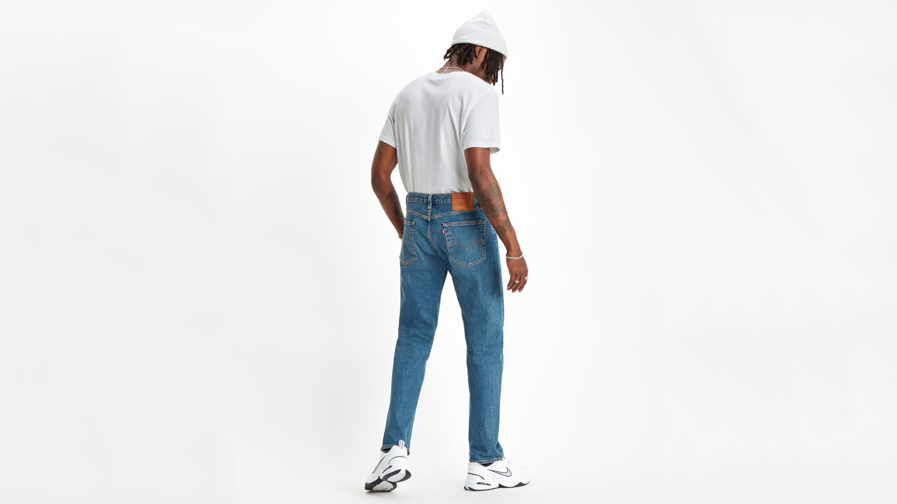 501® '93 Straight Fit Erkek Jean Pantolon-Bleu Eyes Peak