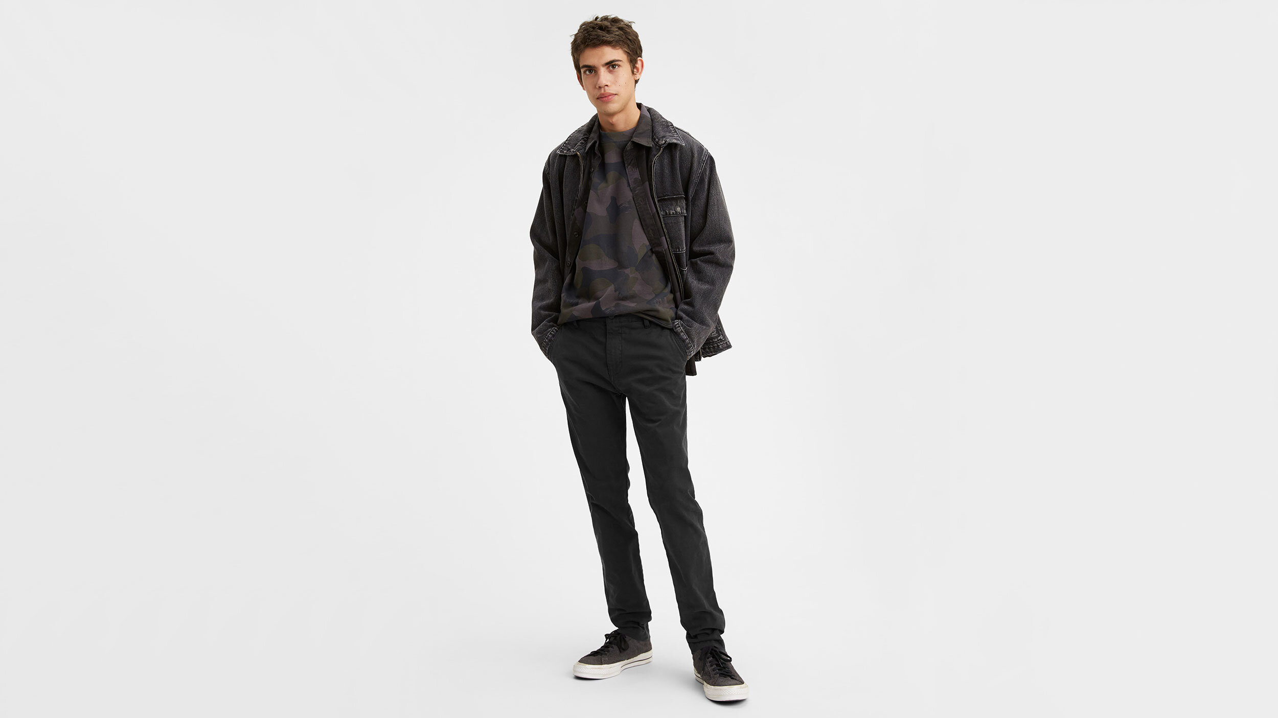 Levi S Xx Chino Slim Fit Erkek Pantolon Mineral Shady Gd Ccu B Siyah Levis