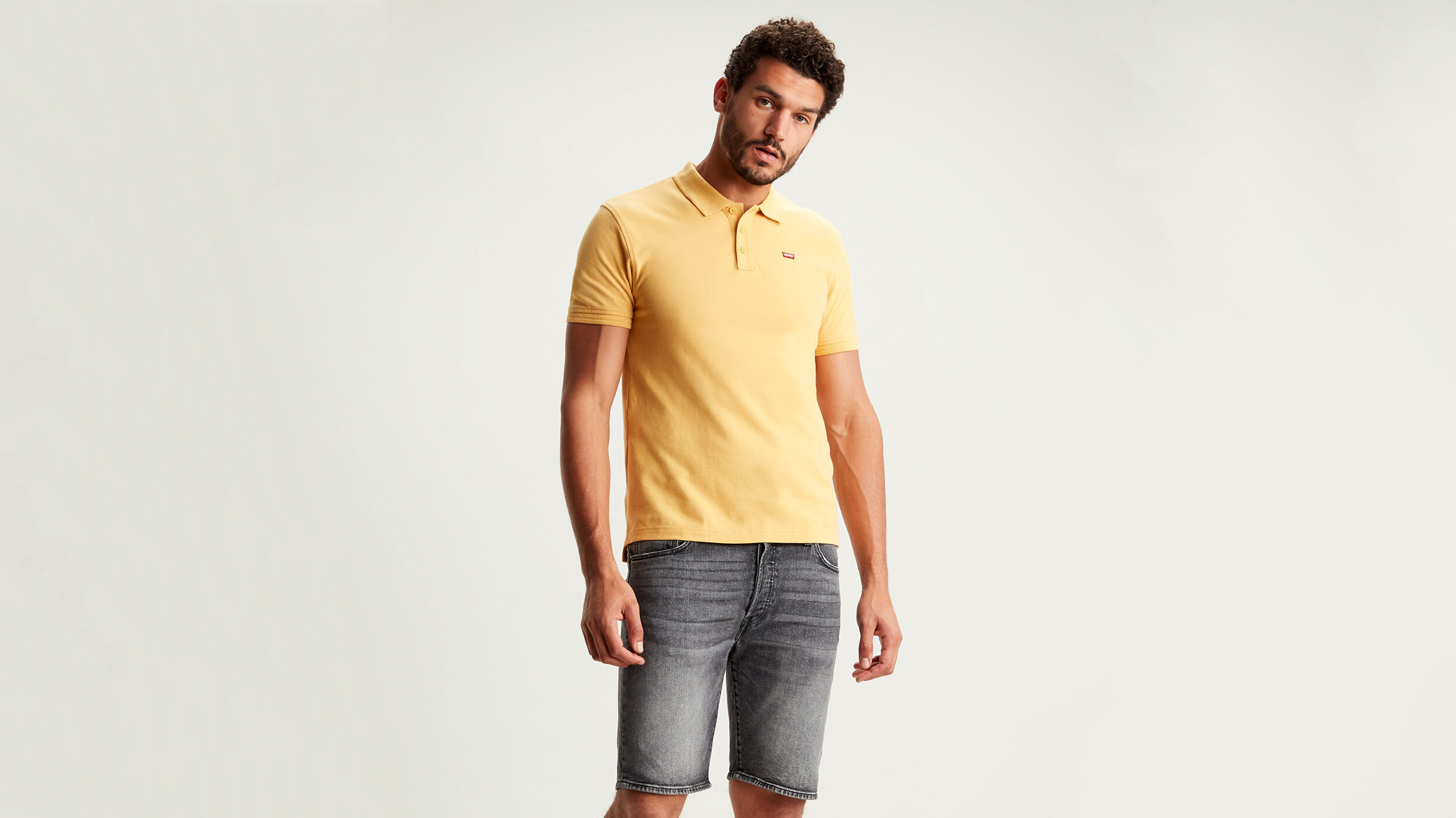 Levi S Levi S Housemark Polo Hm Patch Sari Erkek Tisort Sari Levis