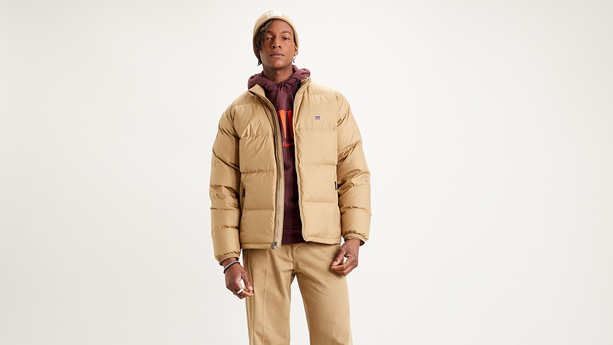 Levi S Fillmore Short Jacket Harvest Gold Bej Erkek Ceket Bej Levis