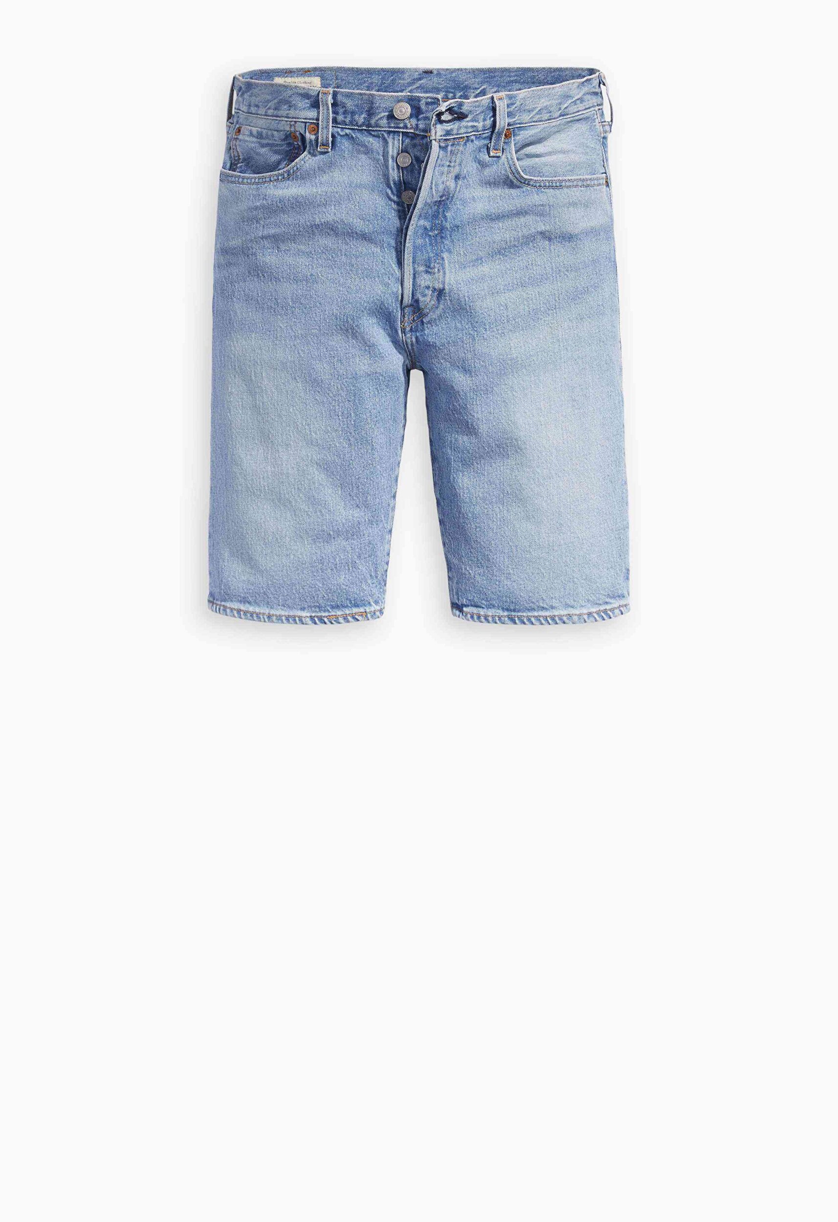 Levi S 501 Hemmed Erkek Jean Sort Bacon Short Acik Indigo Levis