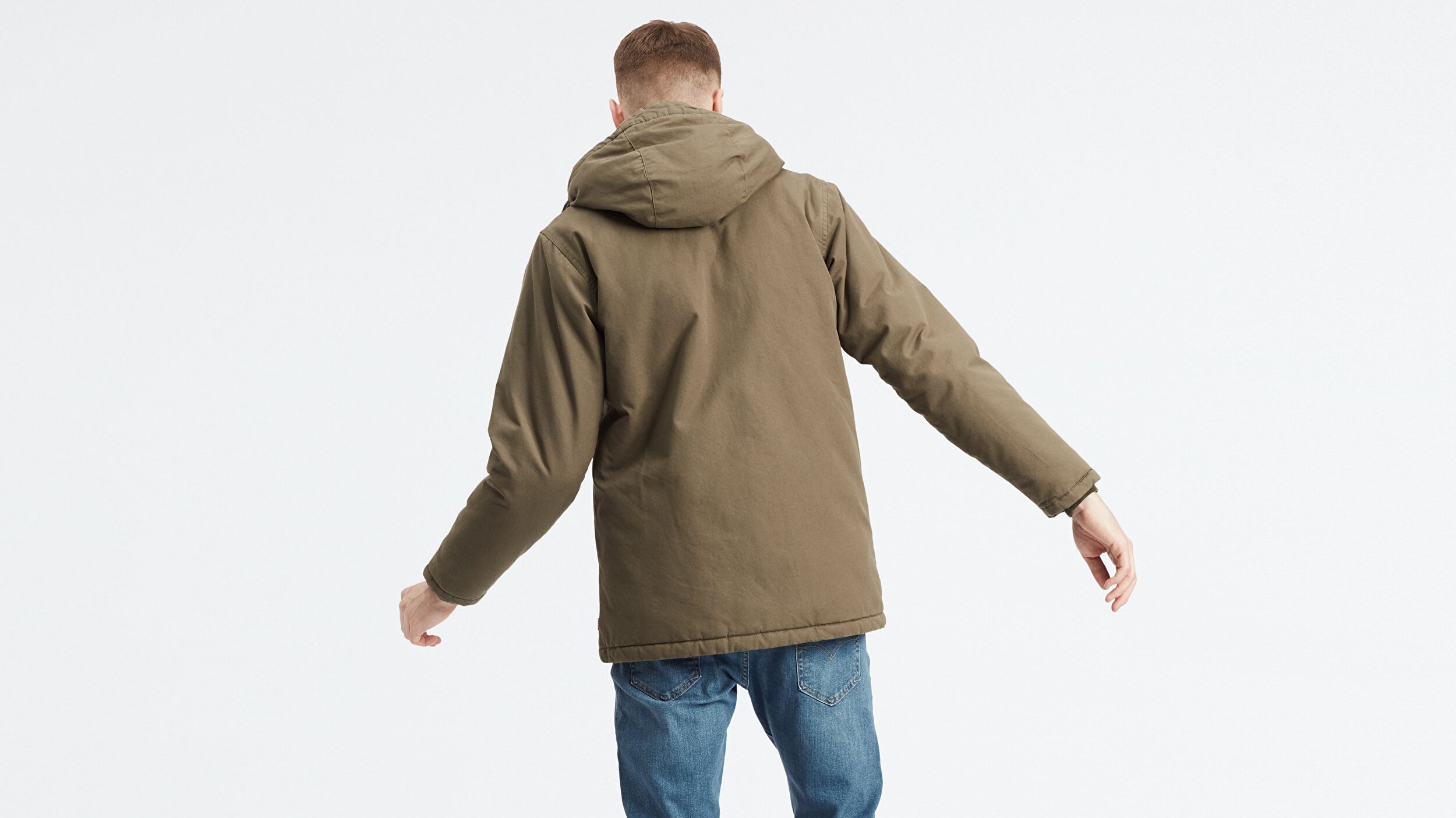 Levi S Thermore Padded Parka Yesil Erkek Ceket Yesil Levis