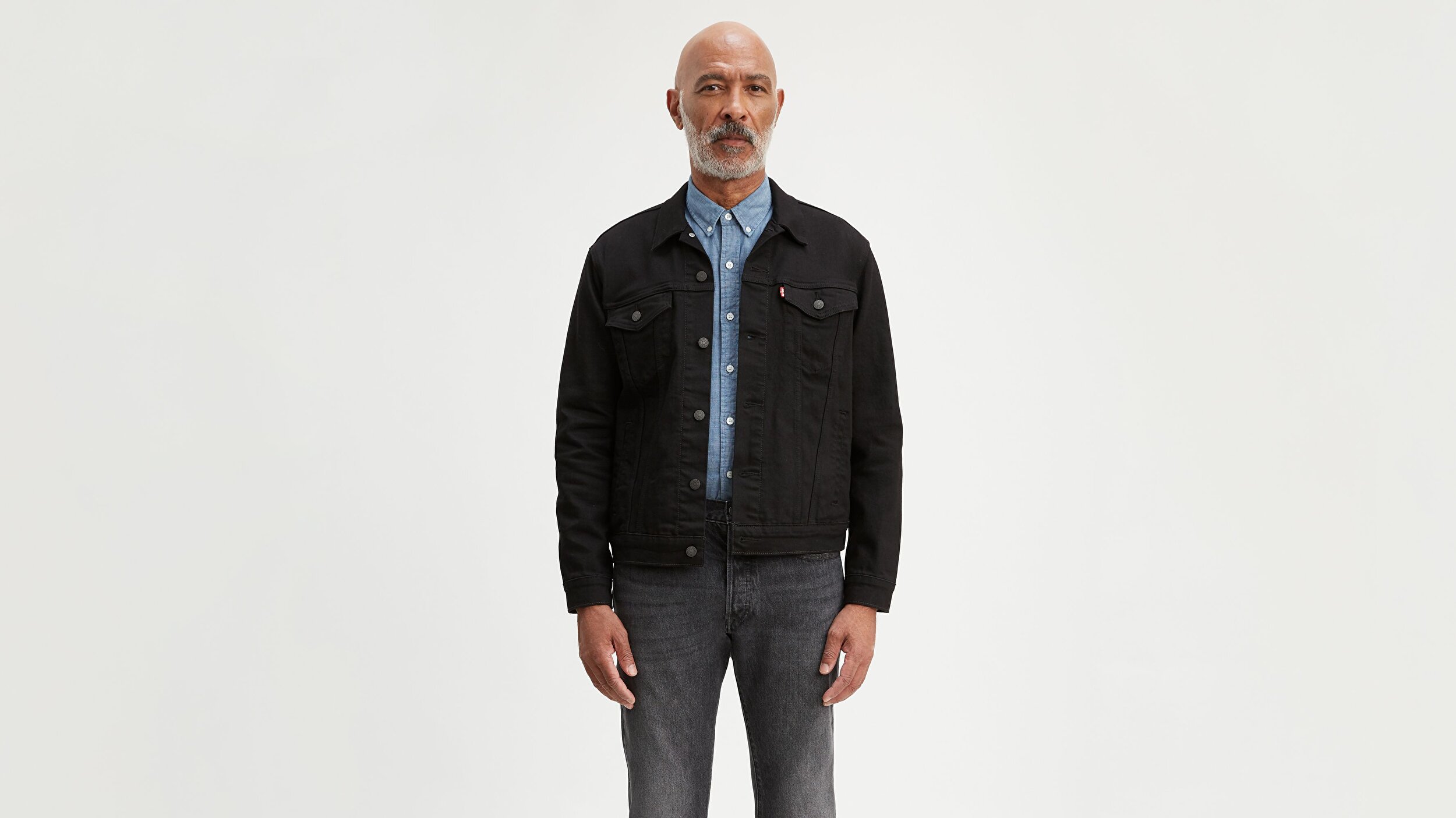 Levi S The Trucker Jacket Dark Siyah Erkek Trucker Siyah Levis