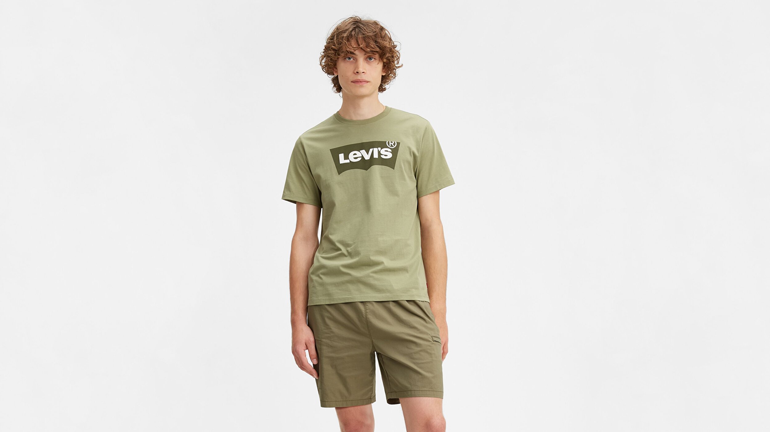 Levi S Housemark Graphic Tee Hm Ssnl Yesil Erkek Tisort Yesil Levis