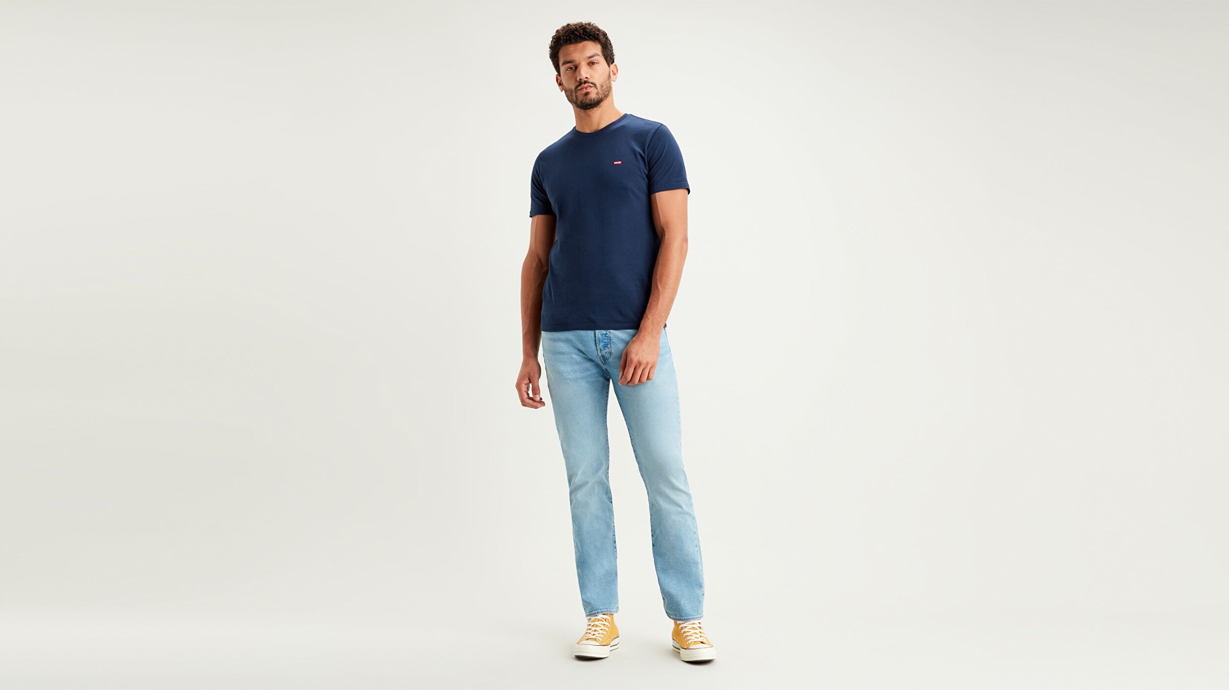 Levi S 501 Original Fit Erkek Jean Pantolon Coneflower Barn Acik Indigo Levis