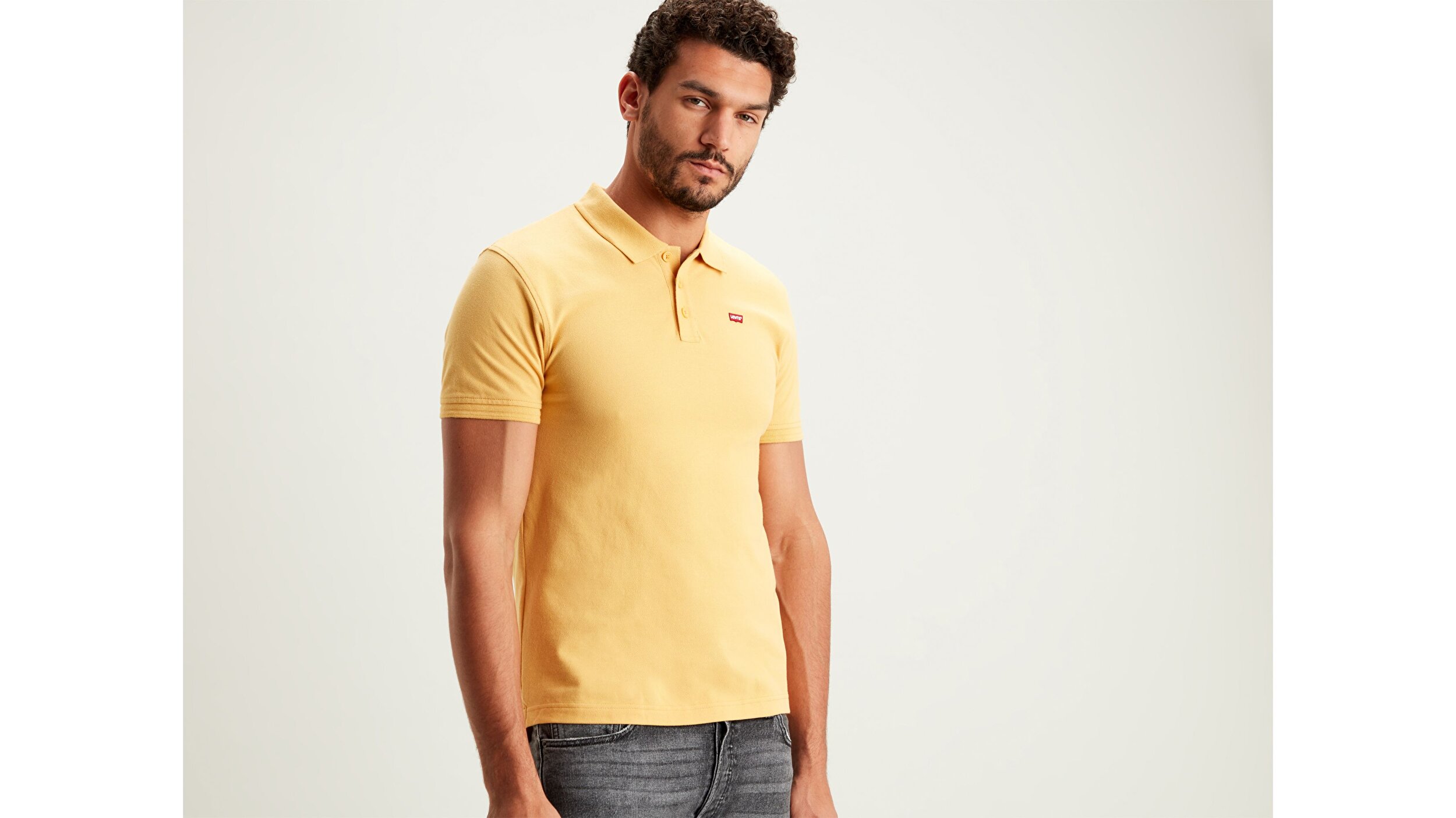 Levi S Levi S Housemark Polo Hm Patch Sari Erkek Tisort Sari Levis