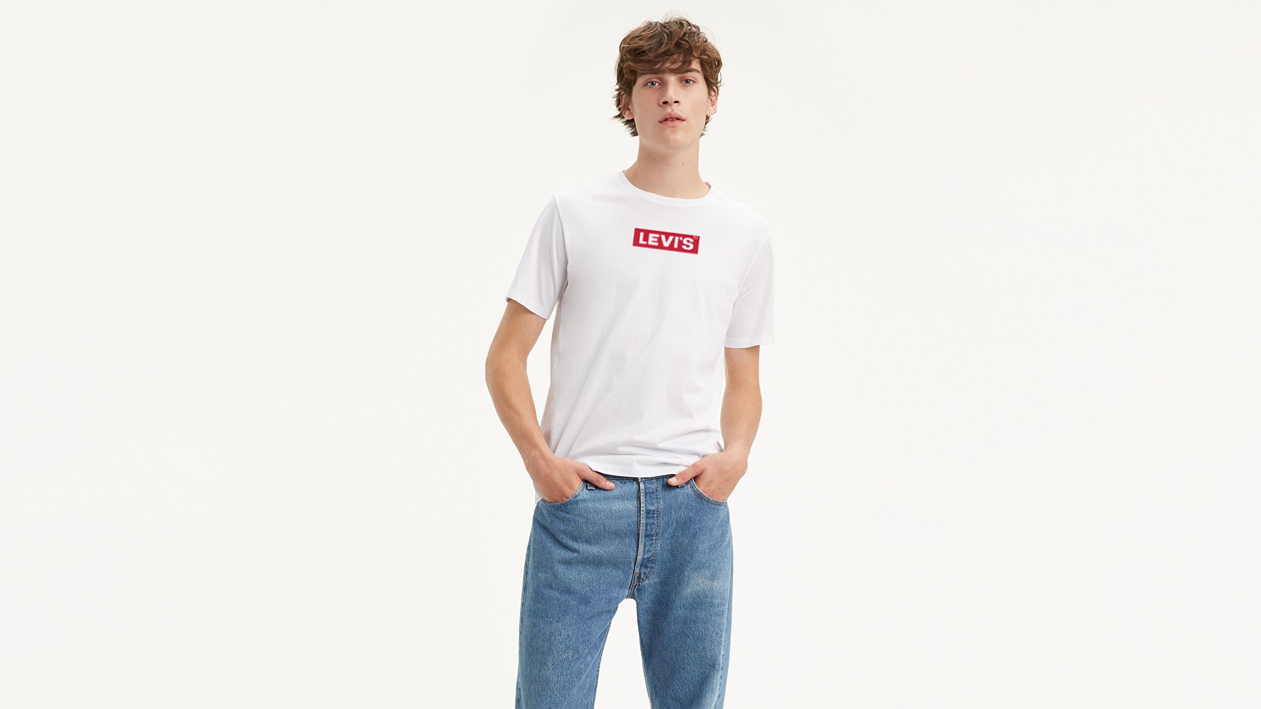 Levi S Boxtab Graphic Tee Boxtab Ss Beyaz Erkek Tisort Beyaz Levis