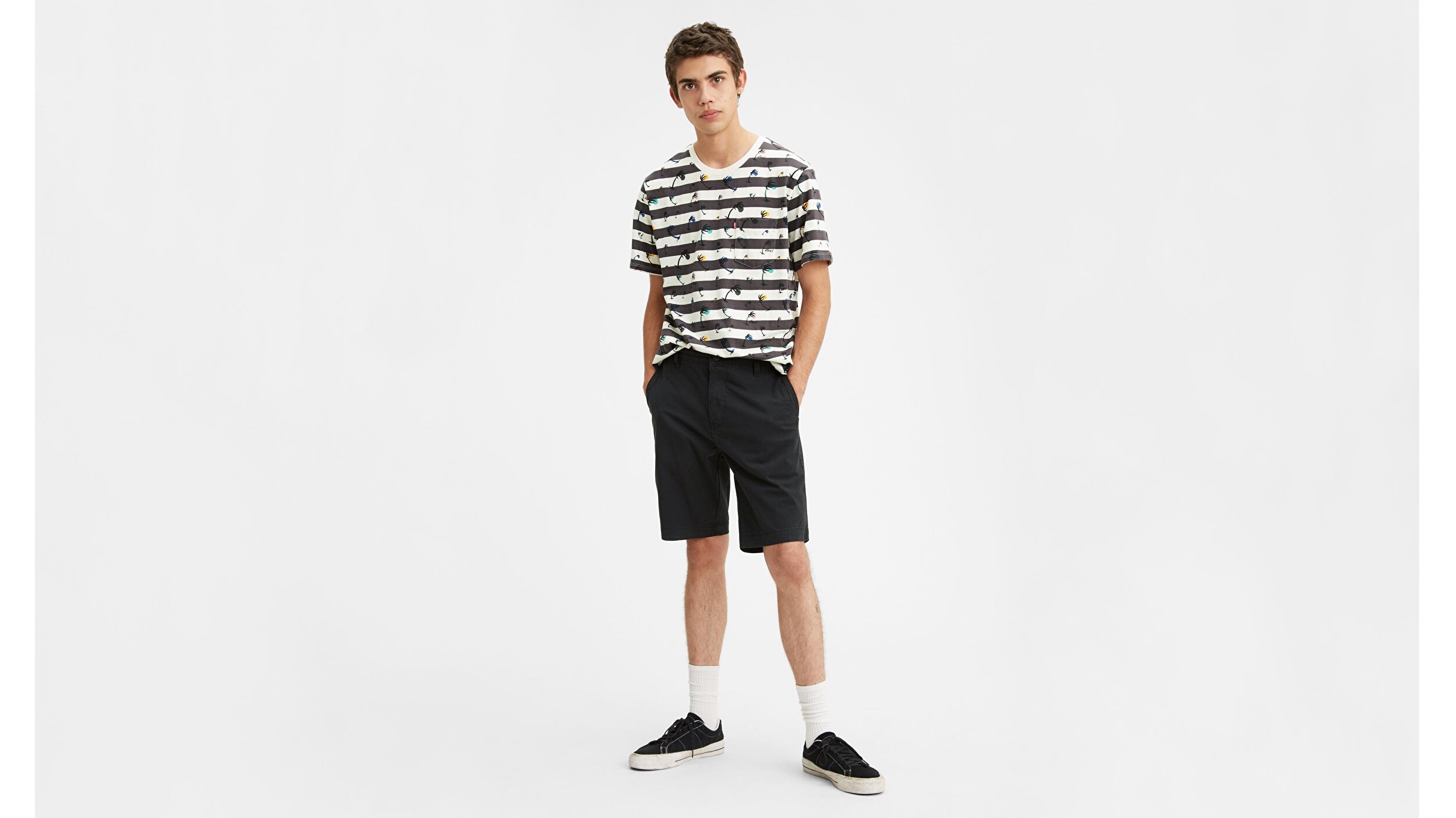Levi S Xx Chino Tapered Fit Erkek Sort Lt Wt Microsand Siyah Levis