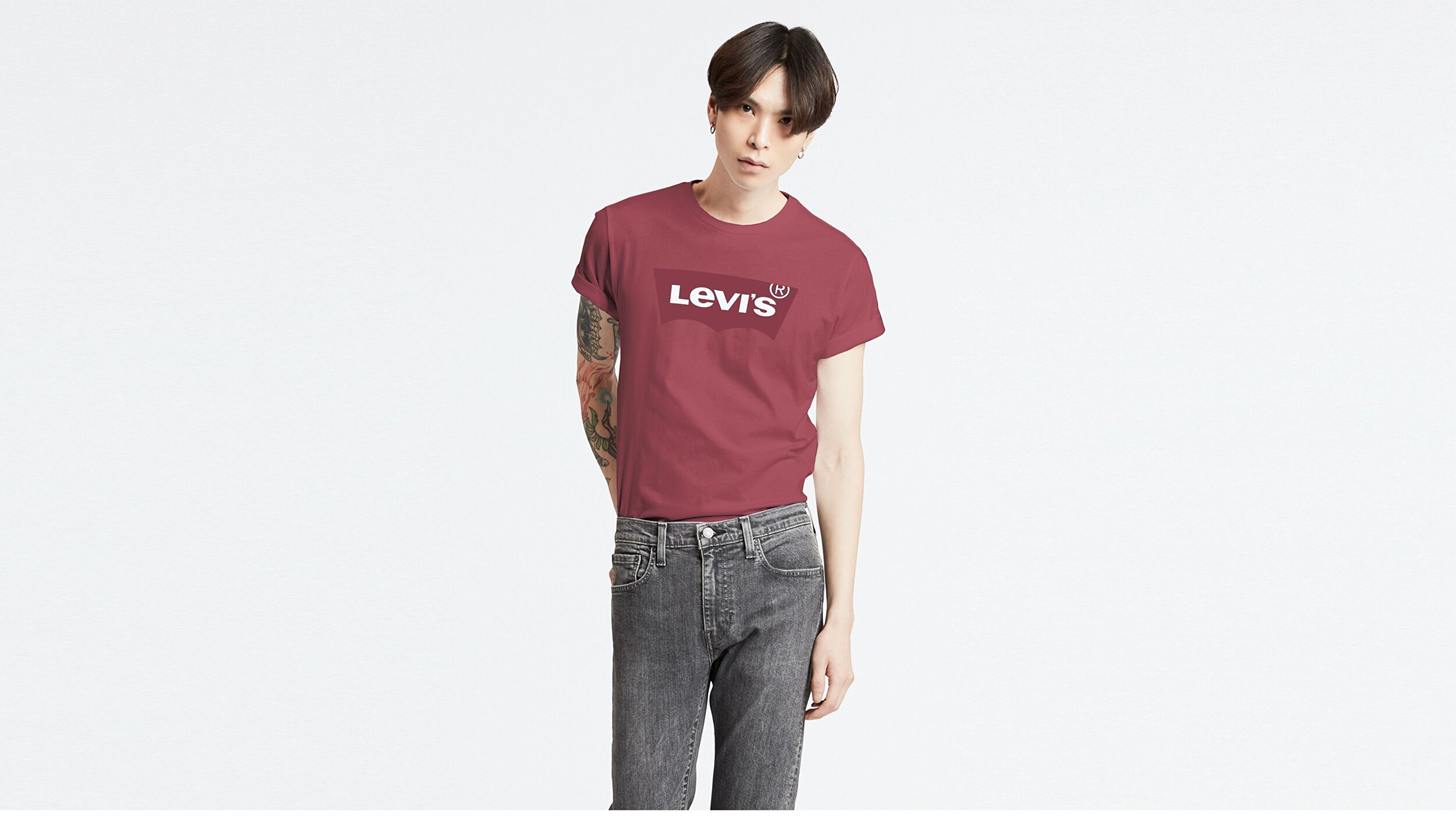Levi S Housemark Graphic Tee Hm Ssnl Kirmizi Erkek Tisort Kirmizi Levis