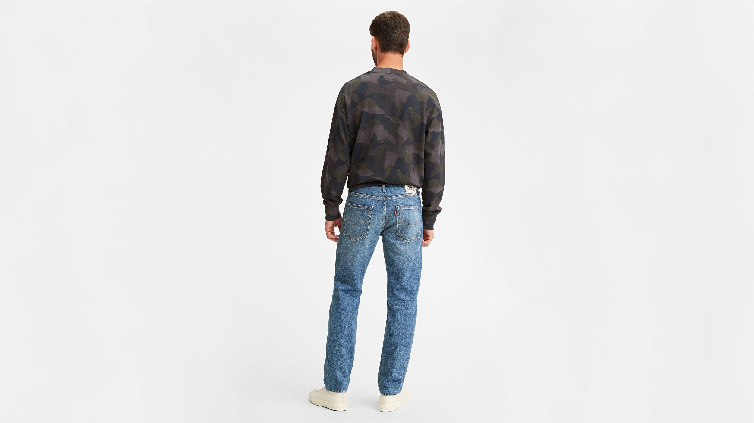 Levi S 502 Wellthread Erkek Jean Pantolon Watermark Hemp Acik Indigo Levis