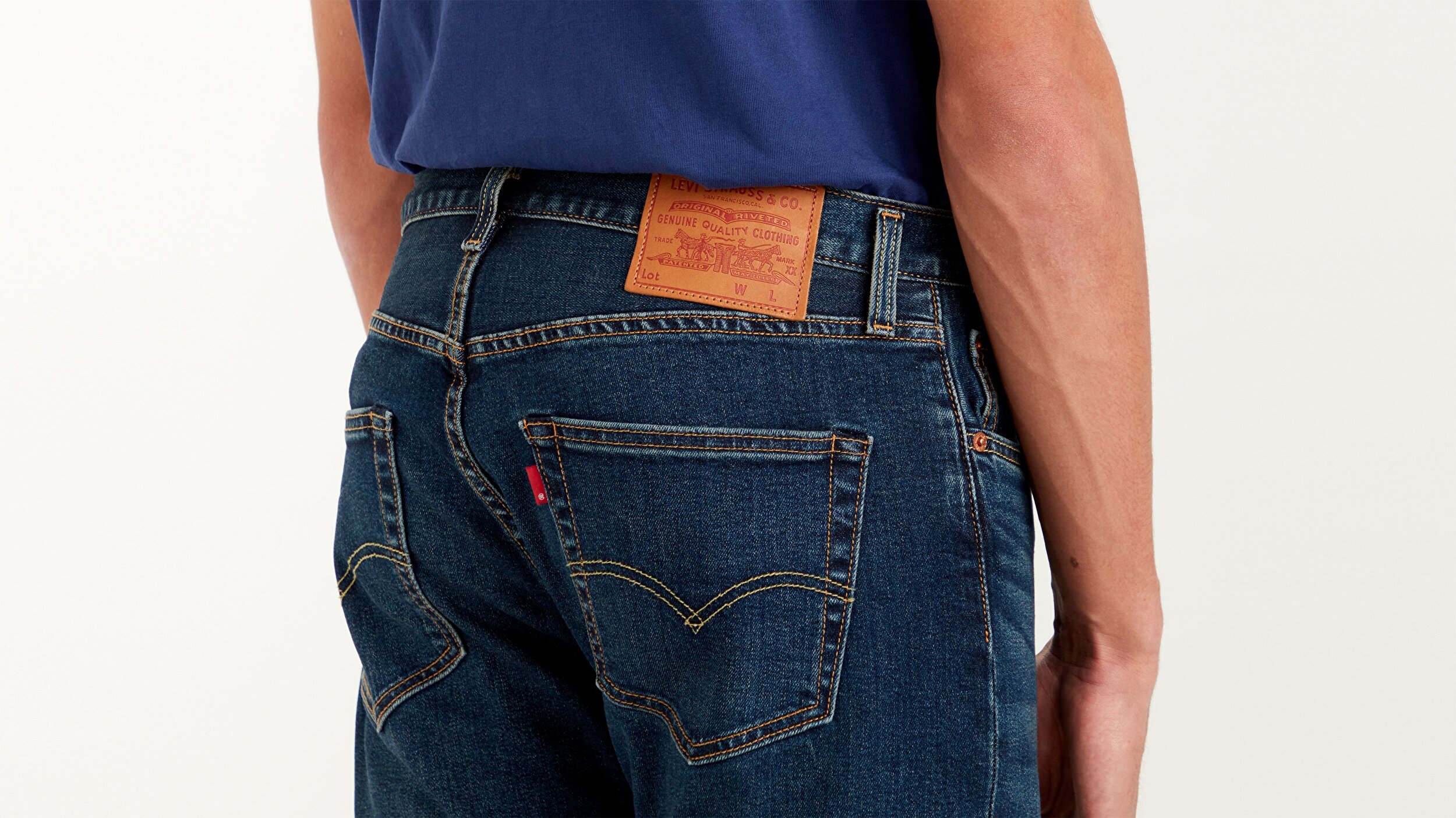 Levi S 501 Original Fit Erkek Jean Pantolon Block Crusher Mavi Levis