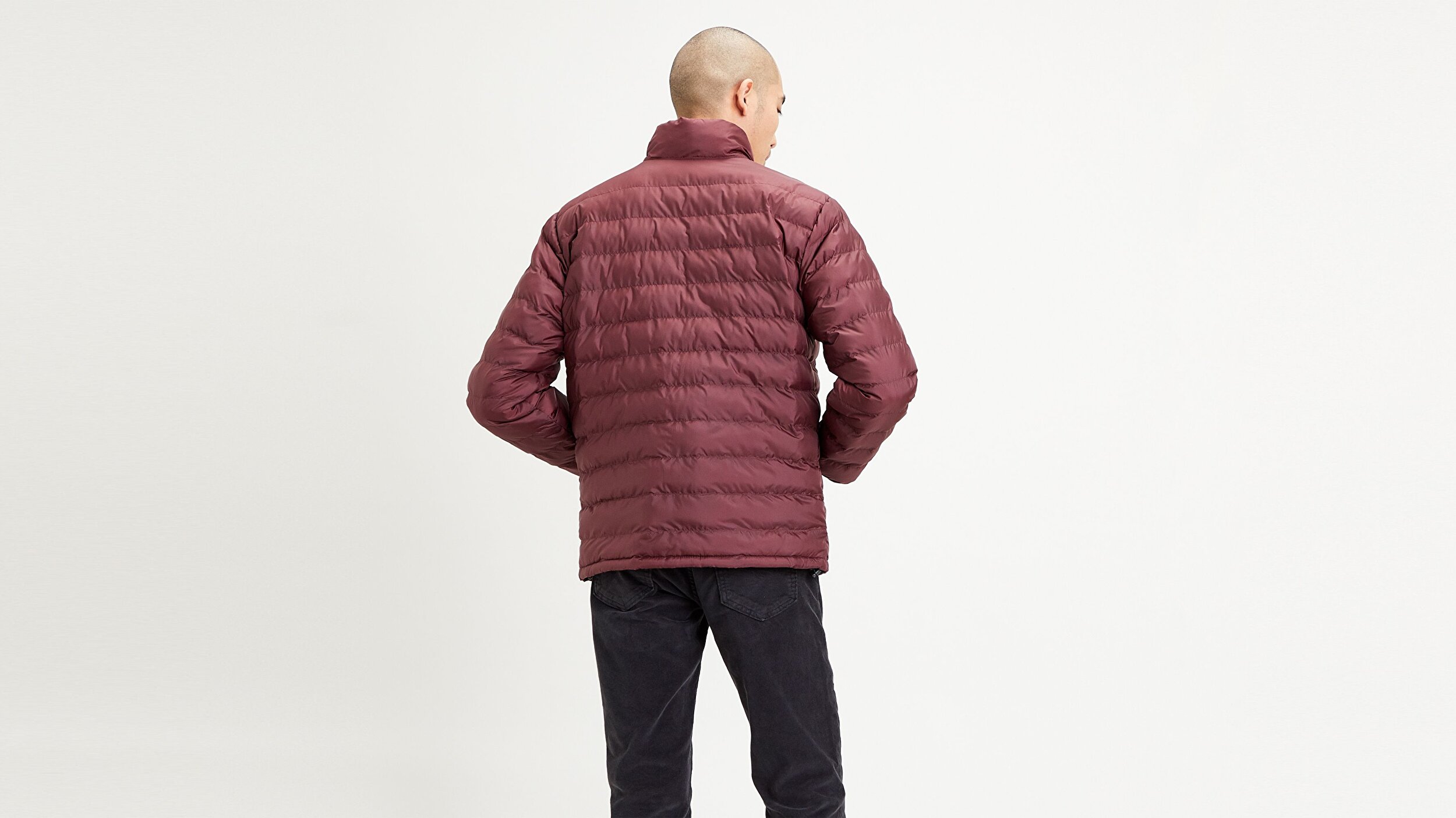 Levi S Presidio Packable Jacket Sassafras Kirmizi Erkek Ceket Kirmizi Levis