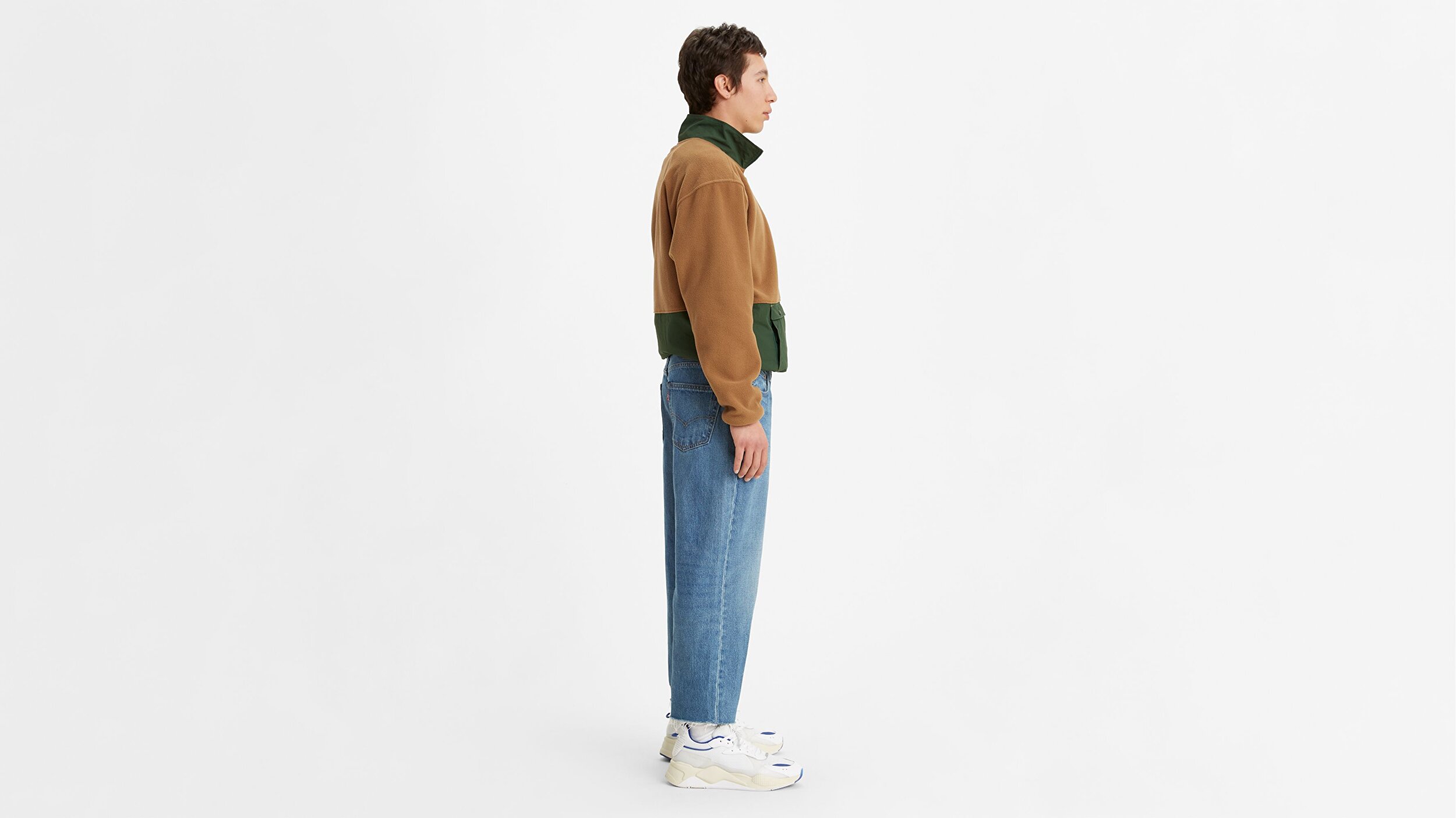 Levi S Stay Loose Erkek Cropped Jean Pantolon Take Me Home Med Indigo Worn In Levis