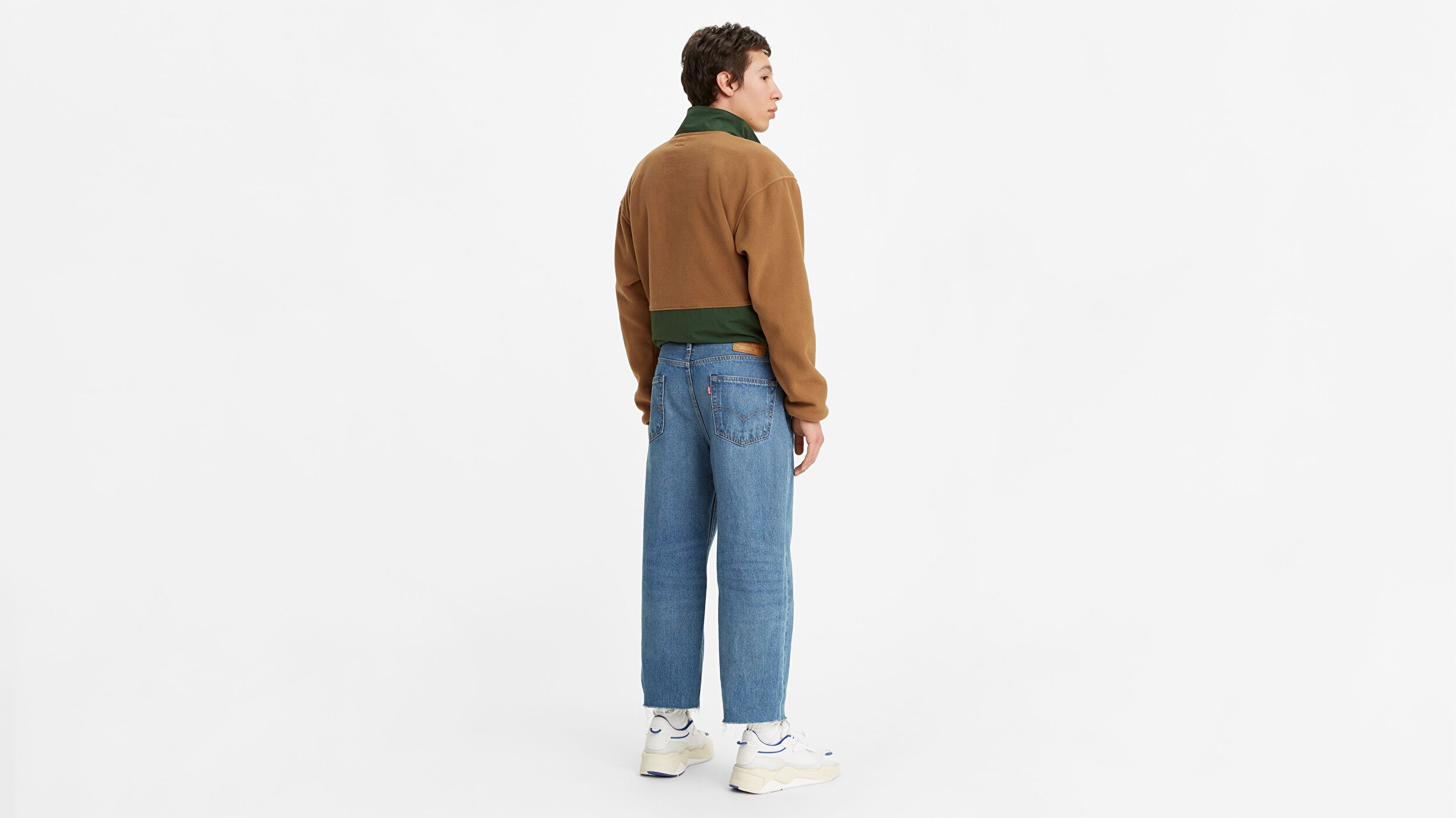 Levi S Stay Loose Erkek Cropped Jean Pantolon Take Me Home Med Indigo Worn In Levis