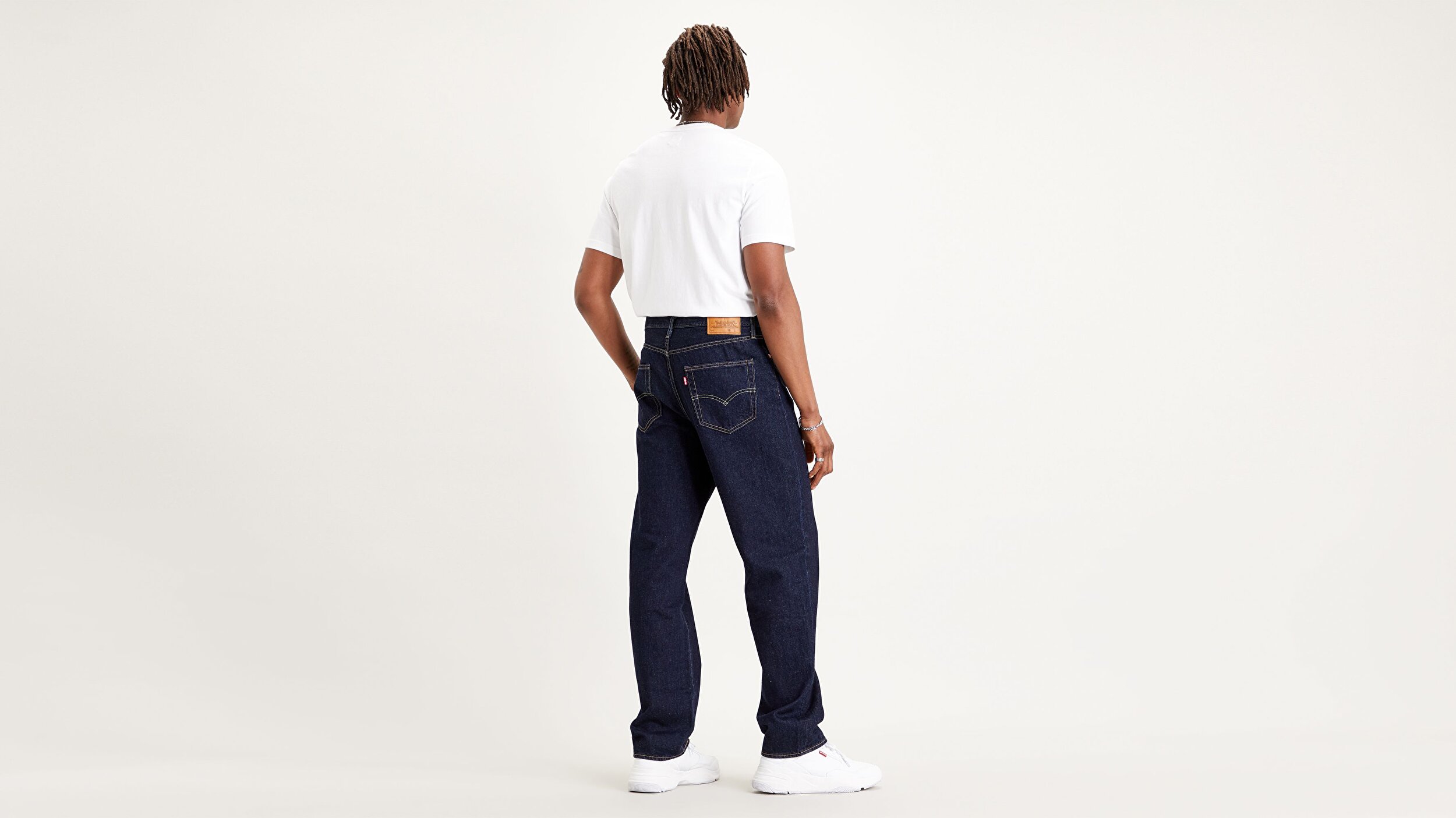 Levi S Stay Loose Erkek Jean Pantolon Spotted Road Dark Indigo Flat Finish Levis