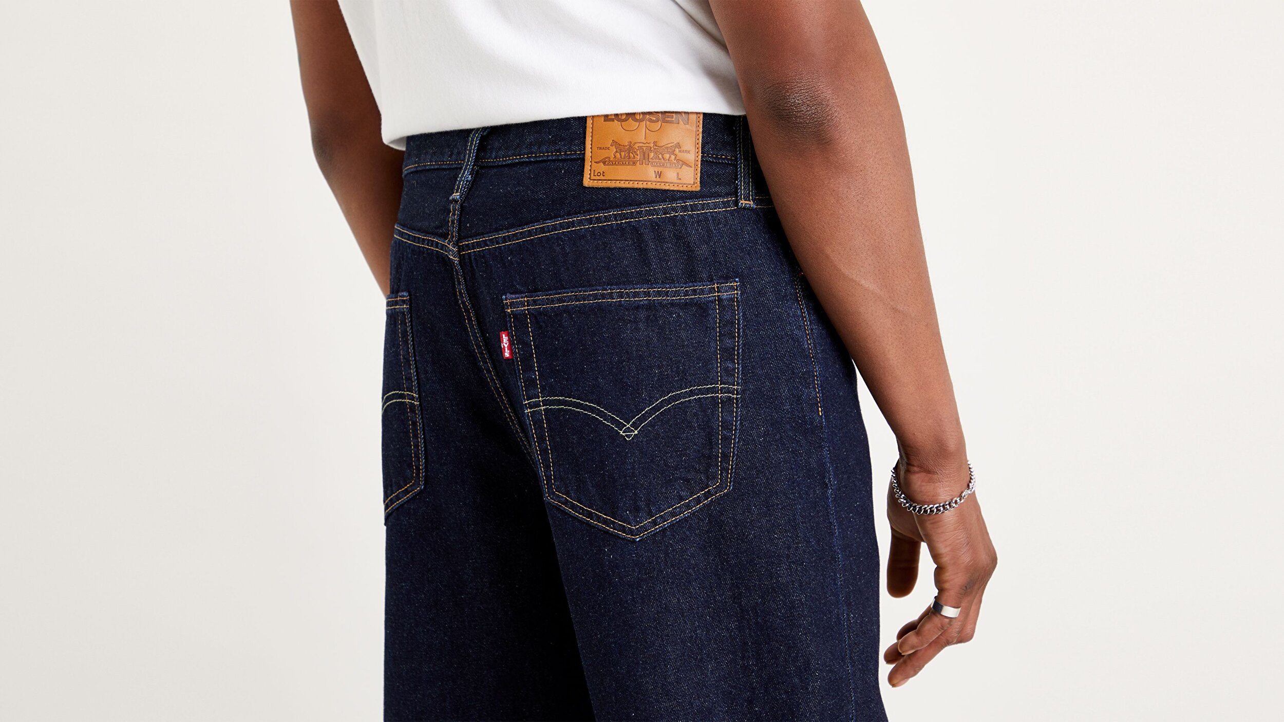Levi S Stay Loose Erkek Jean Pantolon Spotted Road Dark Indigo Flat Finish Levis
