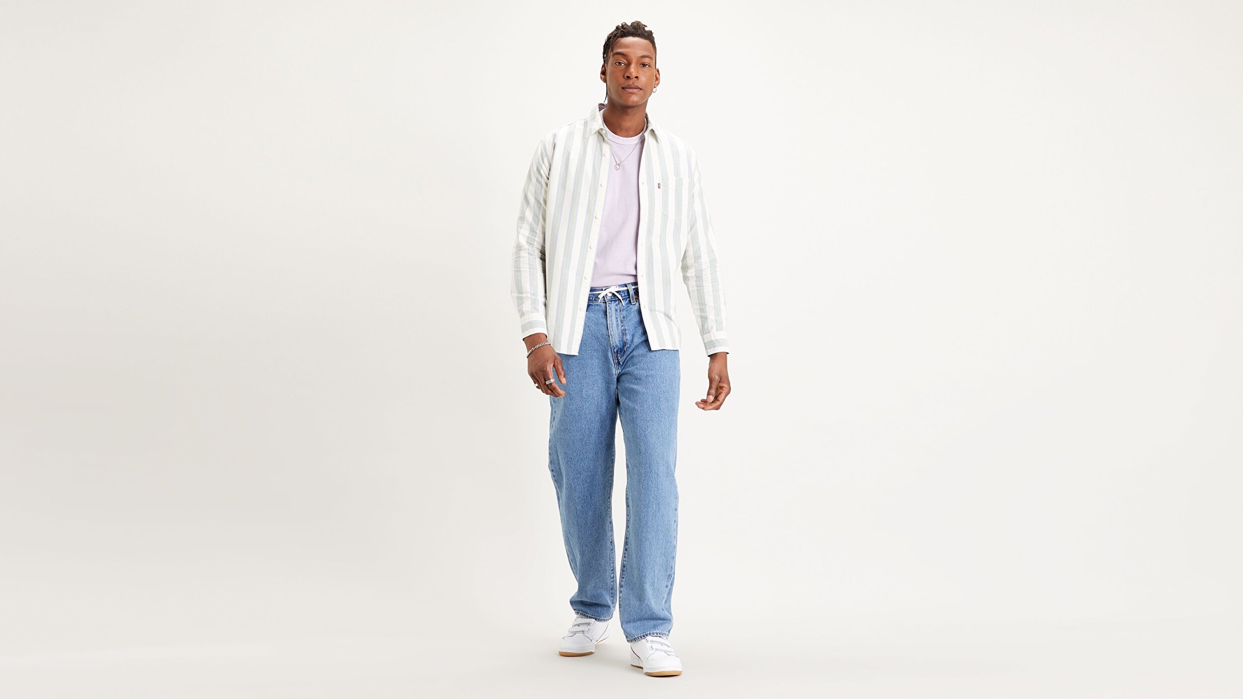 Levi S Stay Loose Erkek Jean Pantolon Hang Loosen Up Acik Indigo Levis