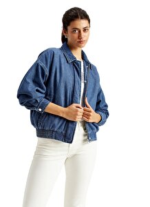 Alora Denim Bomber Ceket Mont