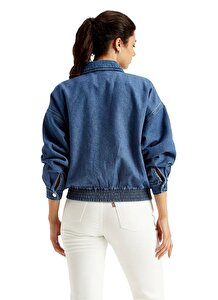 Alora Denim Bomber Ceket Mont