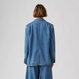 Stella Relaxed Denim Blazer Ceket