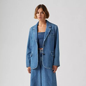 Stella Relaxed Denim Blazer Ceket