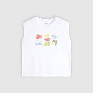 Graphic Boxy Tank Top