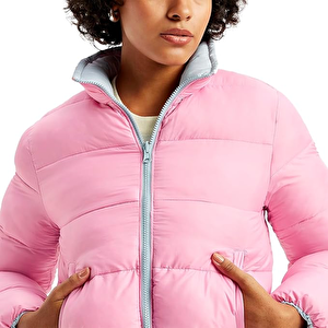 Ava Çift Taraflı Kadın Puffer Mont