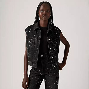 Shrunken '90s Trucker Jean Yelek