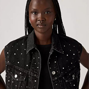 Shrunken '90s Trucker Jean Yelek