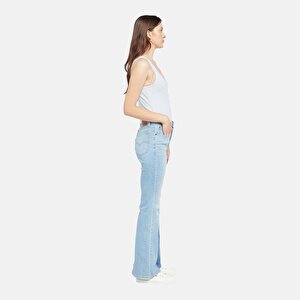 726 High Flare Kadın Jean Pantolon - Patch Piece