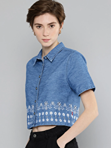 Schiffli Regular Fit Gömlek