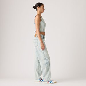 Baggy Dad Barrel Kadın Jean Pantolon - Cielito Lindo Acid