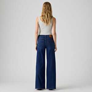 728™ High Rise Wide Leg Kadın Jean Pantolon - Blue Dark