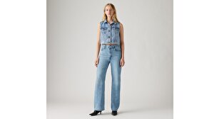Ribcage Wide Leg Kadın Jean Pantolon - Far And Wide