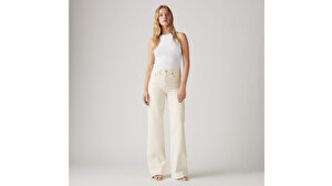 Ribcage Wide Leg Kadın Jean Pantolon - Barely Freezing