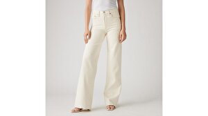 Ribcage Wide Leg Kadın Jean Pantolon - Barely Freezing