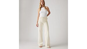 Ribcage Wide Leg Kadın Jean Pantolon - Barely Freezing