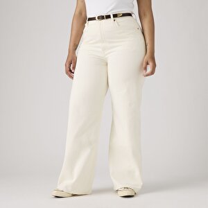 Ribcage Wide Leg Kadın Jean Pantolon - Barely Freezing