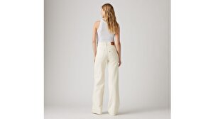 Ribcage Wide Leg Kadın Jean Pantolon - Barely Freezing