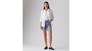501® Mid Thigh Lightweight Kadın Jean Şort