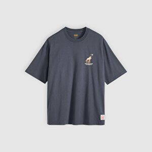 Workwear Graphic Bisiklet Yaka Tişört
